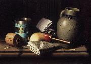 Still Life with Three Castles Tobacco William Michael Harnett